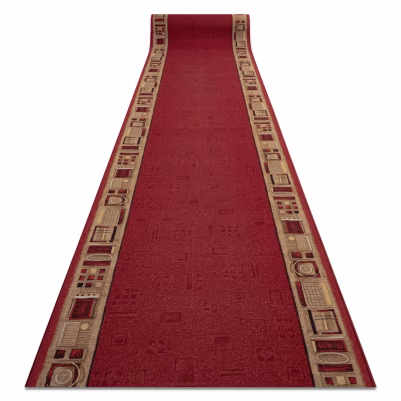 Chodnik RugsX 67×290 cm bordo 222945 1 szt.