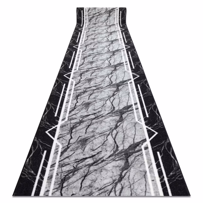 Chodnik RugsX 67×270 cm szary 128269 1 szt.