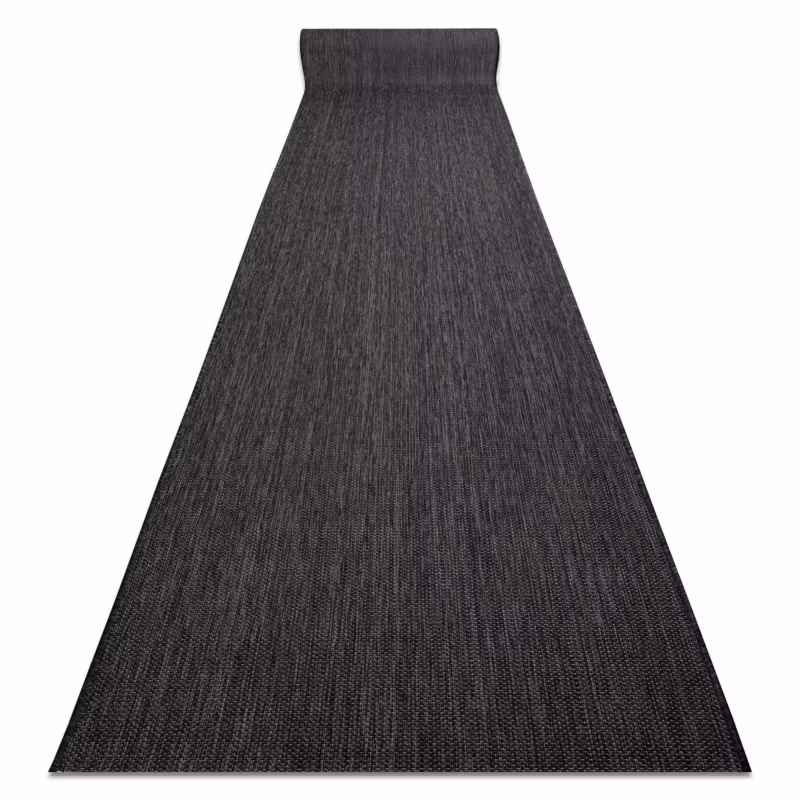 Chodnik RugsX 70×170 cm czarny 291584 1 szt.