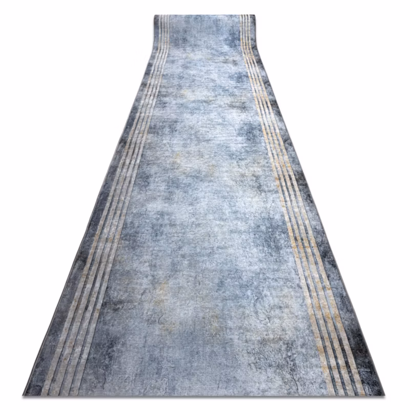 Chodnik RugsX 60×980 cm srebrny 288267 1 szt.