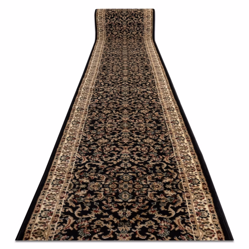 Chodnik RugsX 70×180 cm czarny 255835 1 szt.