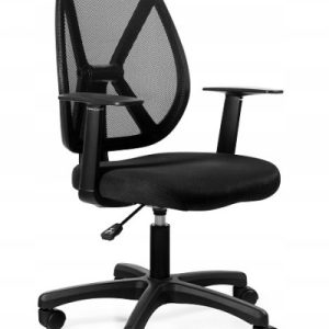 Fotel biurowy HOMY czarny/czarny 294204 Fotel biurowy HOMY czarny/czarny 294204