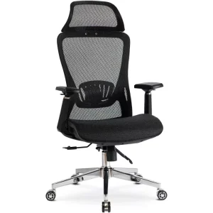 Fotel Biurowy Krzesło Obrotowe Ergonomiczny Gaming Regulowany Czarny LITOS 219718 Fotel Biurowy Krzesło Obrotowe Ergonomiczny Gaming Regulowany Czarny LITOS 219718