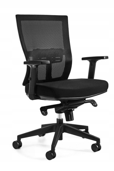 Fotel biurowy LINK M czarny 395652