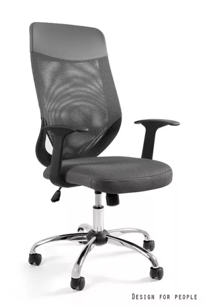 Fotel biurowy MOBI PLUS szary 412689