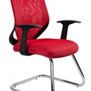 Fotel biurowy MOBI SKID czerwony 639229 Fotel biurowy MOBI SKID czerwony 639229