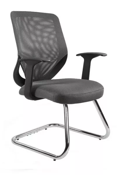 Fotel biurowy MOBI SKID szary 639225