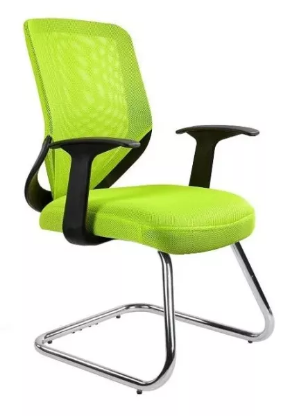 Fotel biurowy MOBI SKID zielony 639221