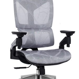 Fotel Biurowy Obrotowy Ergonomiczny Krzesło Do Biurka Szary MARTIN 117058 Fotel Biurowy Obrotowy Ergonomiczny Krzesło Do Biurka Szary MARTIN 117058