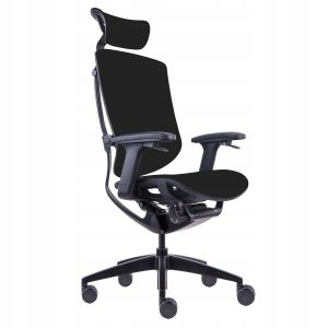 Fotel biurowy obrotowy ergonomiczny Maven czarny/czarny 298885 Fotel biurowy obrotowy ergonomiczny Maven czarny/czarny 298885