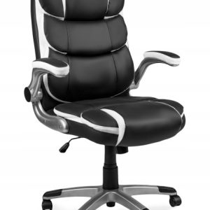 Fotel Biurowy Obrotowy Krzesło Do Biurka Ergonomiczny Czarny LIVERPOOL 117076 Fotel Biurowy Obrotowy Krzesło Do Biurka Ergonomiczny Czarny LIVERPOOL 117076