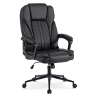Fotel Biurowy Obrotowy Krzesło Do Biurka Ergonomiczny Czarny PHONIX 747860