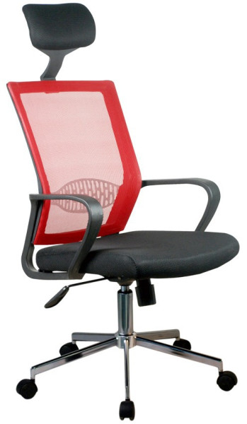 Fotel biurowy OCF9 siatkowy Czerwony 302988