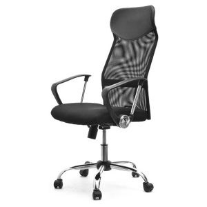 Fotel-Biurowy Oslo Czarny Mesh, Podstawa Chrom 333672 Fotel-Biurowy Oslo Czarny Mesh, Podstawa Chrom 333672