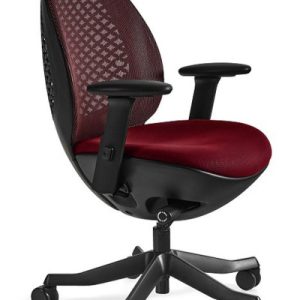 Fotel biurowy Ovo czarno/czerwony siatka/tkanina 841424 Fotel biurowy Ovo czarno/czerwony siatka/tkanina 841424