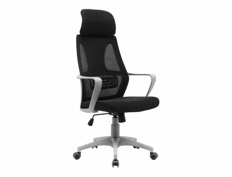 Fotel biurowy Q-095 czarny/szary 839889