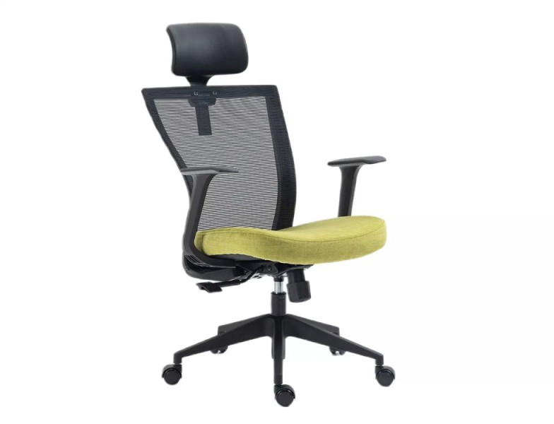 Fotel biurowy Q-328H czarny/zielony 839900