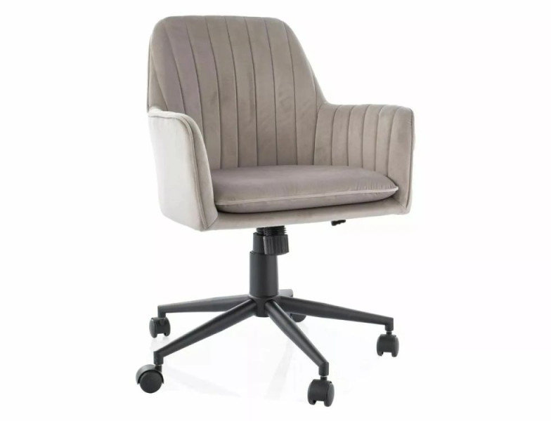 Fotel biurowy Q-886 VELVET ciemnobeżowy 839880