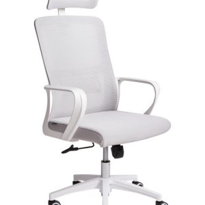 Fotel biurowy siatka obrotowy regulowany jasnoszary 656780 Fotel biurowy siatka obrotowy regulowany jasnoszary 656780