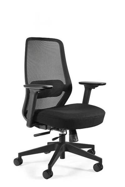 Fotel biurowy Sonic M czarny siatka/tkanina 946977