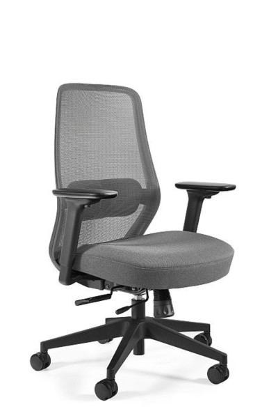 Fotel biurowy Sonic M szary siatka/tkanina 946981