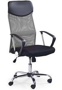 Fotel biurowy Spiner szary PU 165923 Fotel biurowy Spiner szary PU 165923