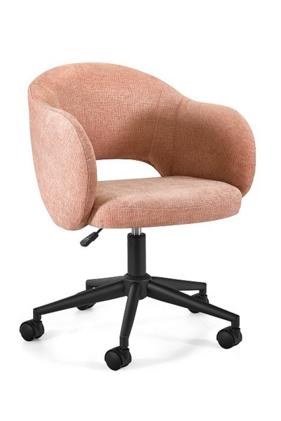 Fotel biurowy Stilo różowy tkanina 868516