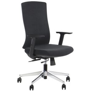 Fotel biurowy TONO czarny/metal 216982 Fotel biurowy TONO czarny/metal 216982