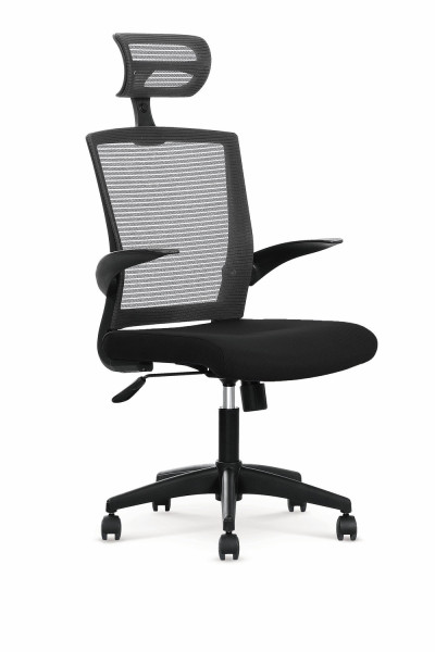 Fotel biurowy VALOR czarny/szary 1003448