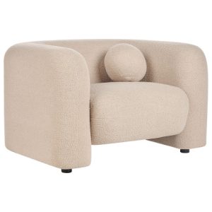 Fotel boucle baranek beżowy 280499 Fotel boucle baranek beżowy 280499