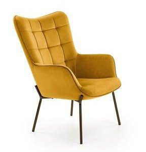 Fotel Cabres musztardowy/ czarny 169350