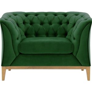 Fotel Chesterfield Modern Wood-Velluto 10 195078