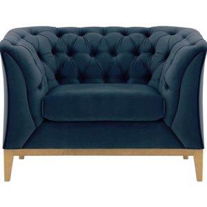 Fotel Chesterfield Modern Wood-Velluto 11 195072 Fotel Chesterfield Modern Wood-Velluto 11 195072