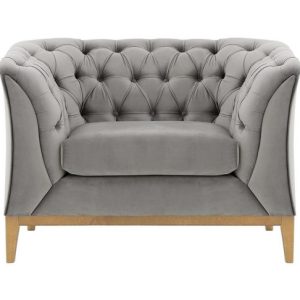 Fotel Chesterfield Modern Wood-Velluto 15 195069 Fotel Chesterfield Modern Wood-Velluto 15 195069