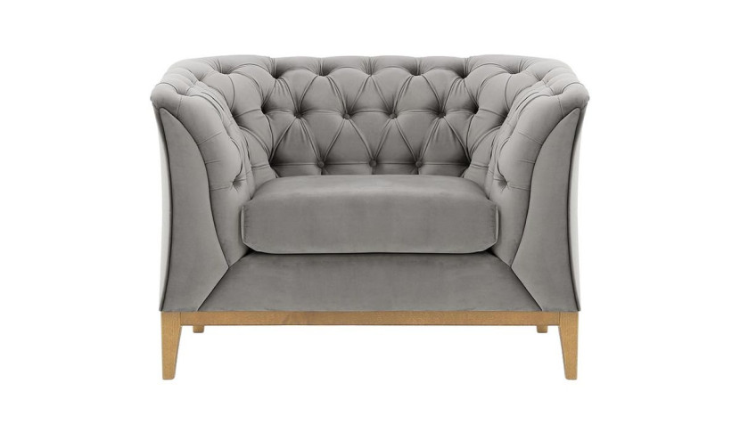 Fotel Chesterfield Modern Wood-Velluto 15 195069