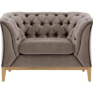 Fotel Chesterfield Modern Wood-Velluto 17 195067 Fotel Chesterfield Modern Wood-Velluto 17 195067