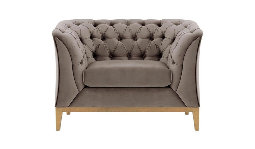 Fotel Chesterfield Modern Wood-Velluto 17 195067