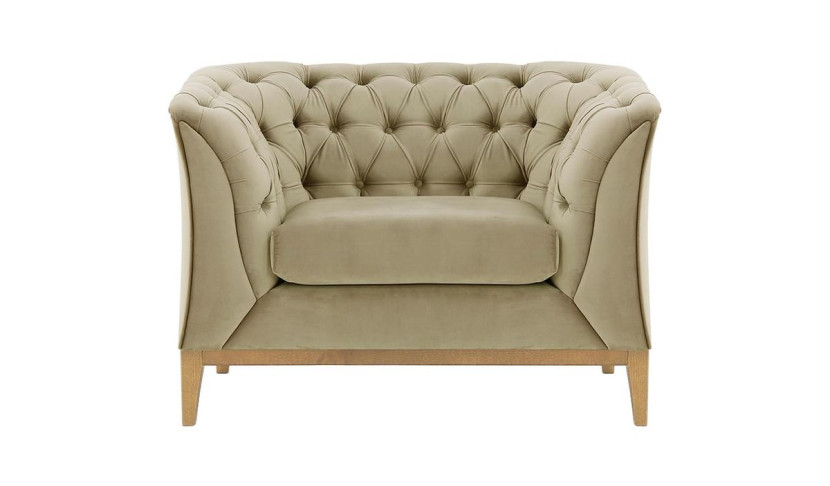 Fotel Chesterfield Modern Wood-Velluto 3 195070