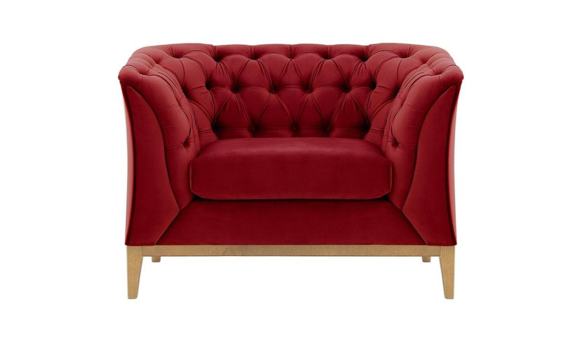 Fotel Chesterfield Modern Wood-Velluto 7 195068