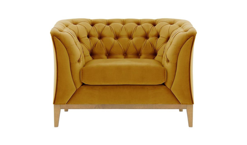 Fotel Chesterfield Modern Wood-Velluto 8 195075