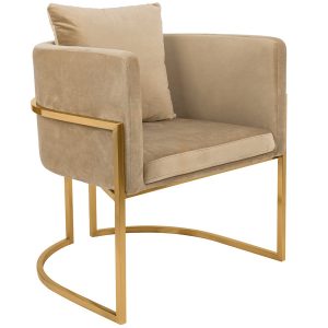 Fotel CHLOE VELVET khaki 185961