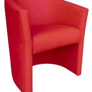 Fotel CLUB Eco skóra D15 czerwony 126750