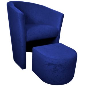 Fotel Club z podnóżkiem tkanina Mikrofaza 126712 Fotel Club z podnóżkiem tkanina Mikrofaza 126712