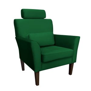 Fotel DENVER tkanina Welur noga drewniana 91604 Fotel DENVER tkanina Welur noga drewniana 91604