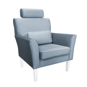 Fotel DENVER tkanina Welur noga drewniana 91671 Fotel DENVER tkanina Welur noga drewniana 91671