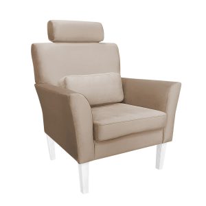 Fotel DENVER tkanina Welur noga drewniana 91676 Fotel DENVER tkanina Welur noga drewniana 91676