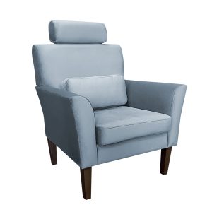 Fotel DENVER tkanina Welur noga drewniana 91597 Fotel DENVER tkanina Welur noga drewniana 91597