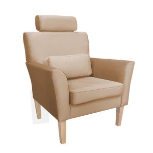 Fotel DENVER tkanina Welur noga drewniana 91706 Fotel DENVER tkanina Welur noga drewniana 91706