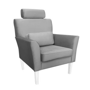 Fotel DENVER tkanina Welur noga drewniana 91731 Fotel DENVER tkanina Welur noga drewniana 91731