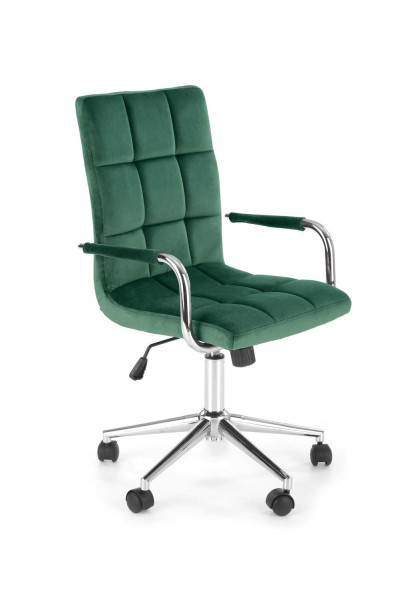 Fotel dla dziecka GONZO 4 VELVET ciemny zielony 995107
